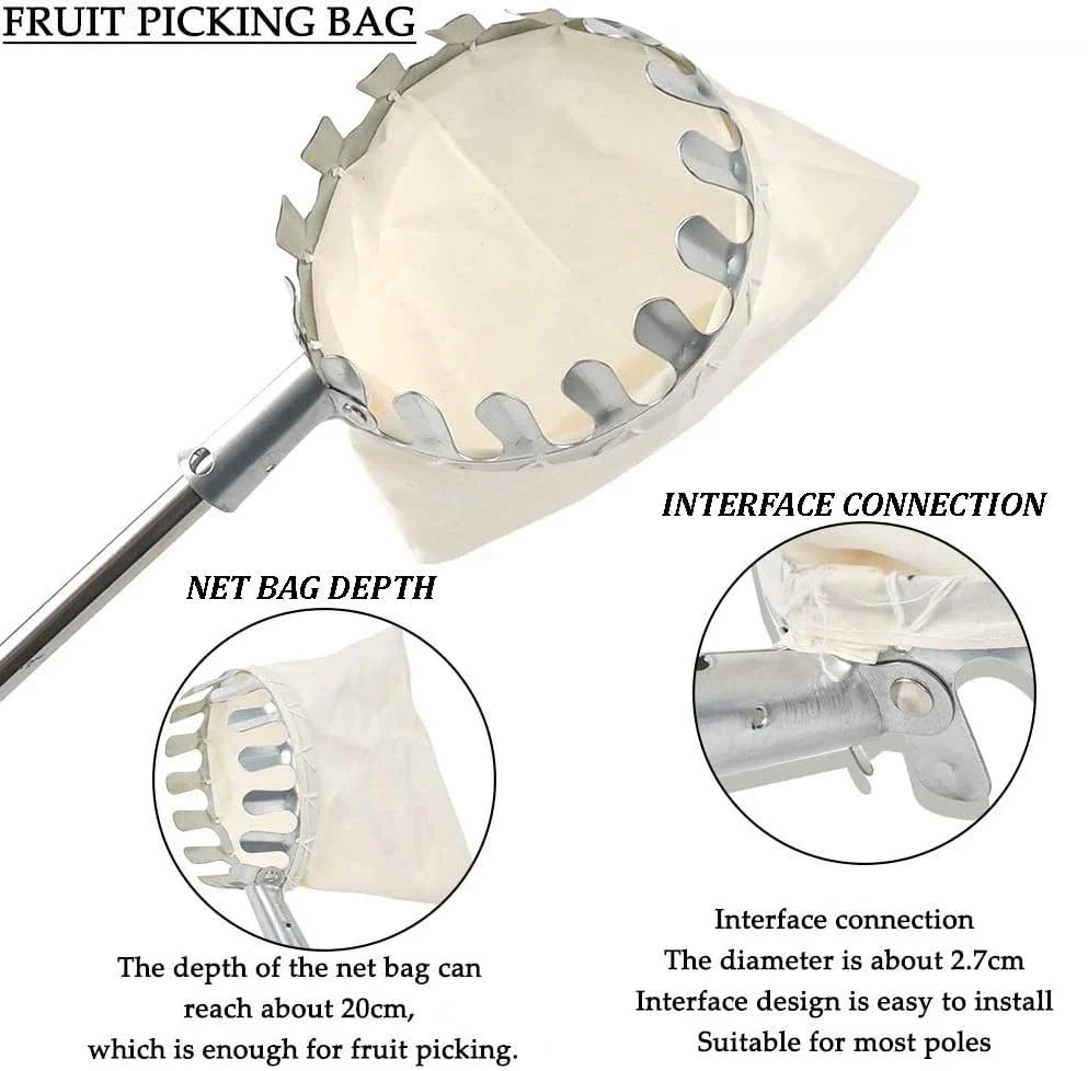 Heavy-Duty Fruit Picker Tool đ